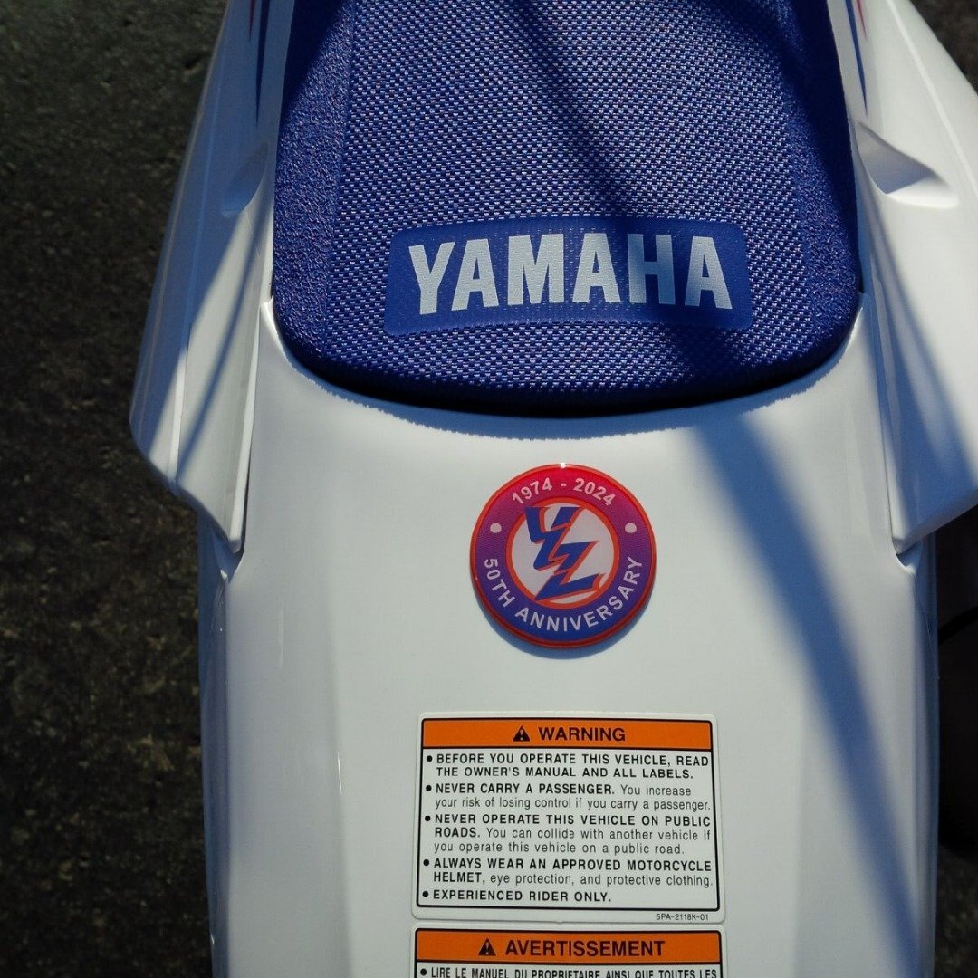 2024 Yamaha YZ250F Anniversary White