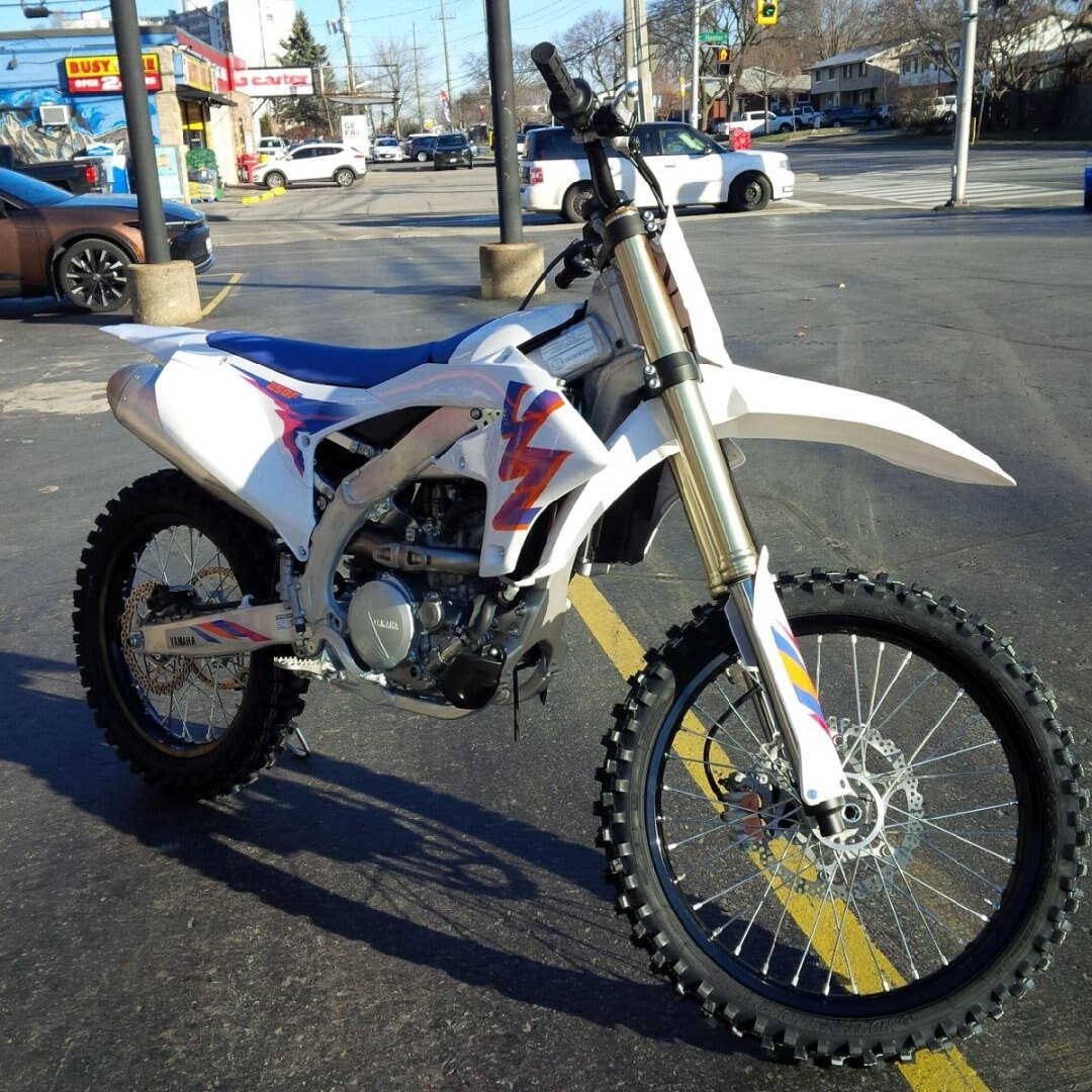 2024 Yamaha YZ250F Anniversary White