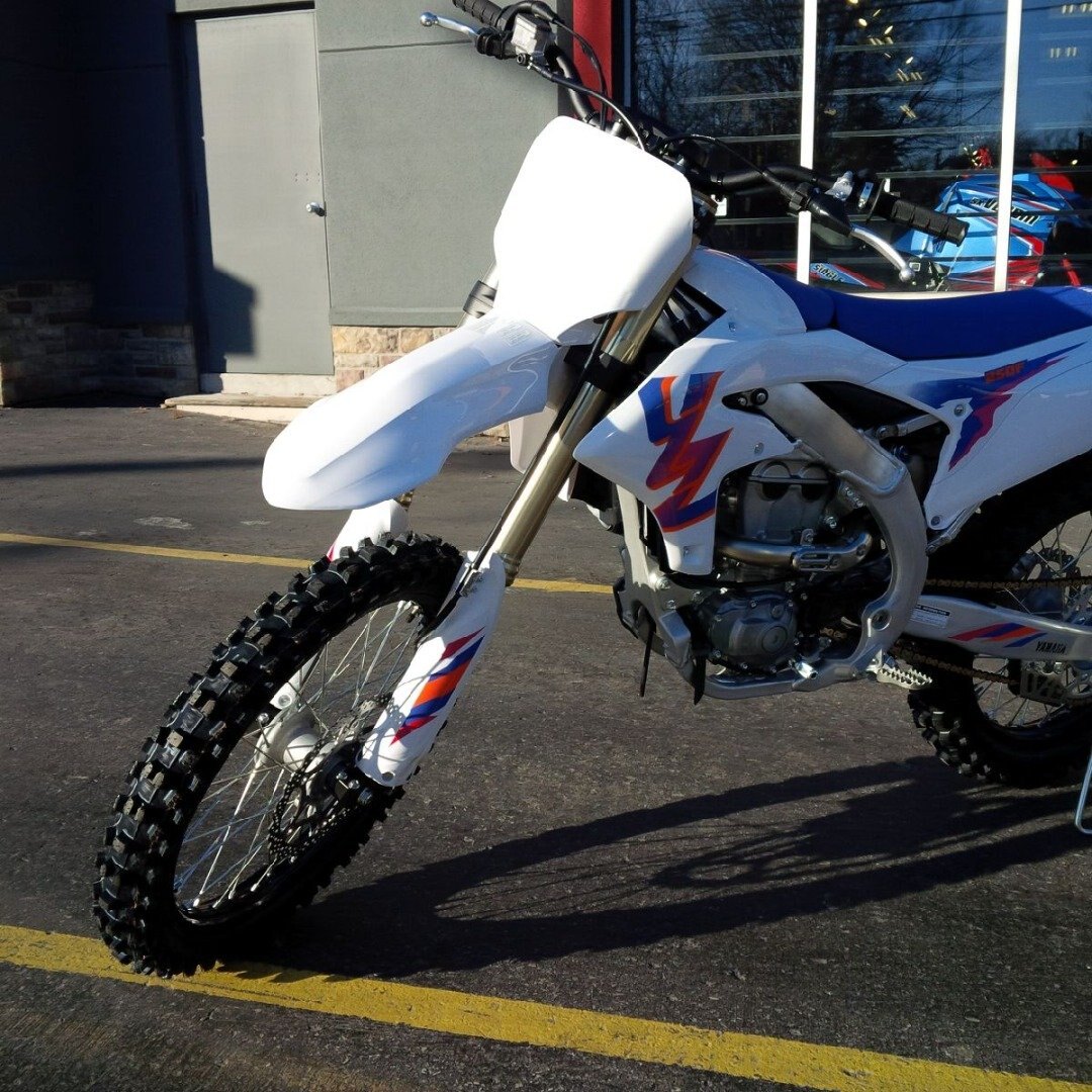 2024 Yamaha YZ250F Anniversary White