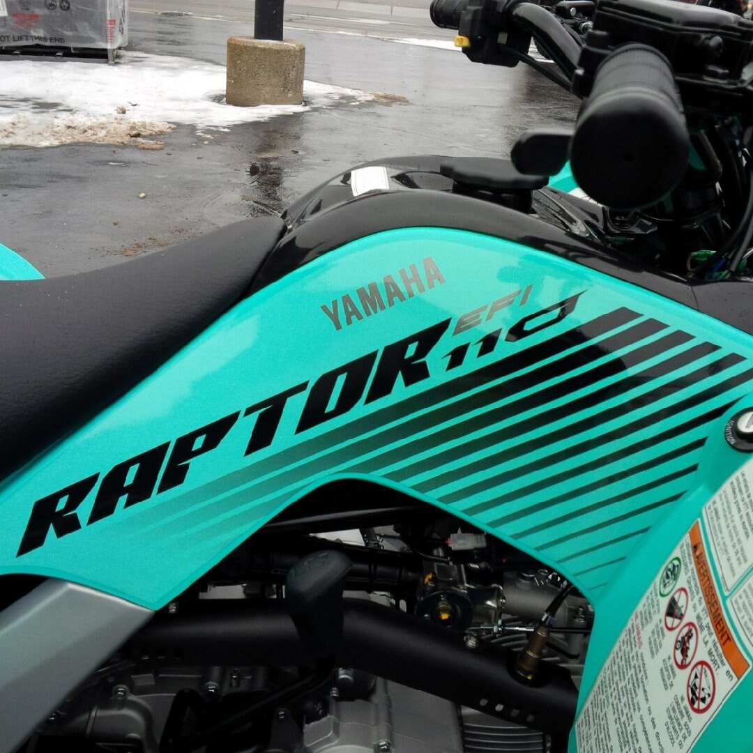 2025 Yamaha Raptor 110 Teal