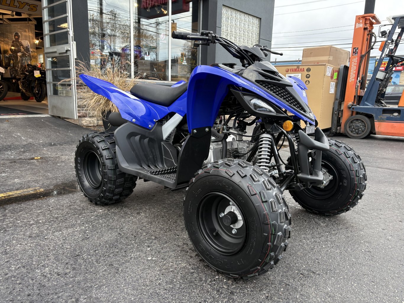 2025 Yamaha Raptor 110 Team Yamaha Blue