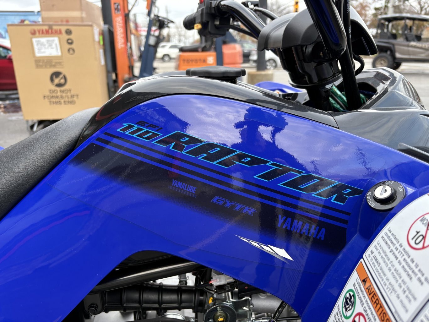 2025 Yamaha Raptor 110 Team Yamaha Blue