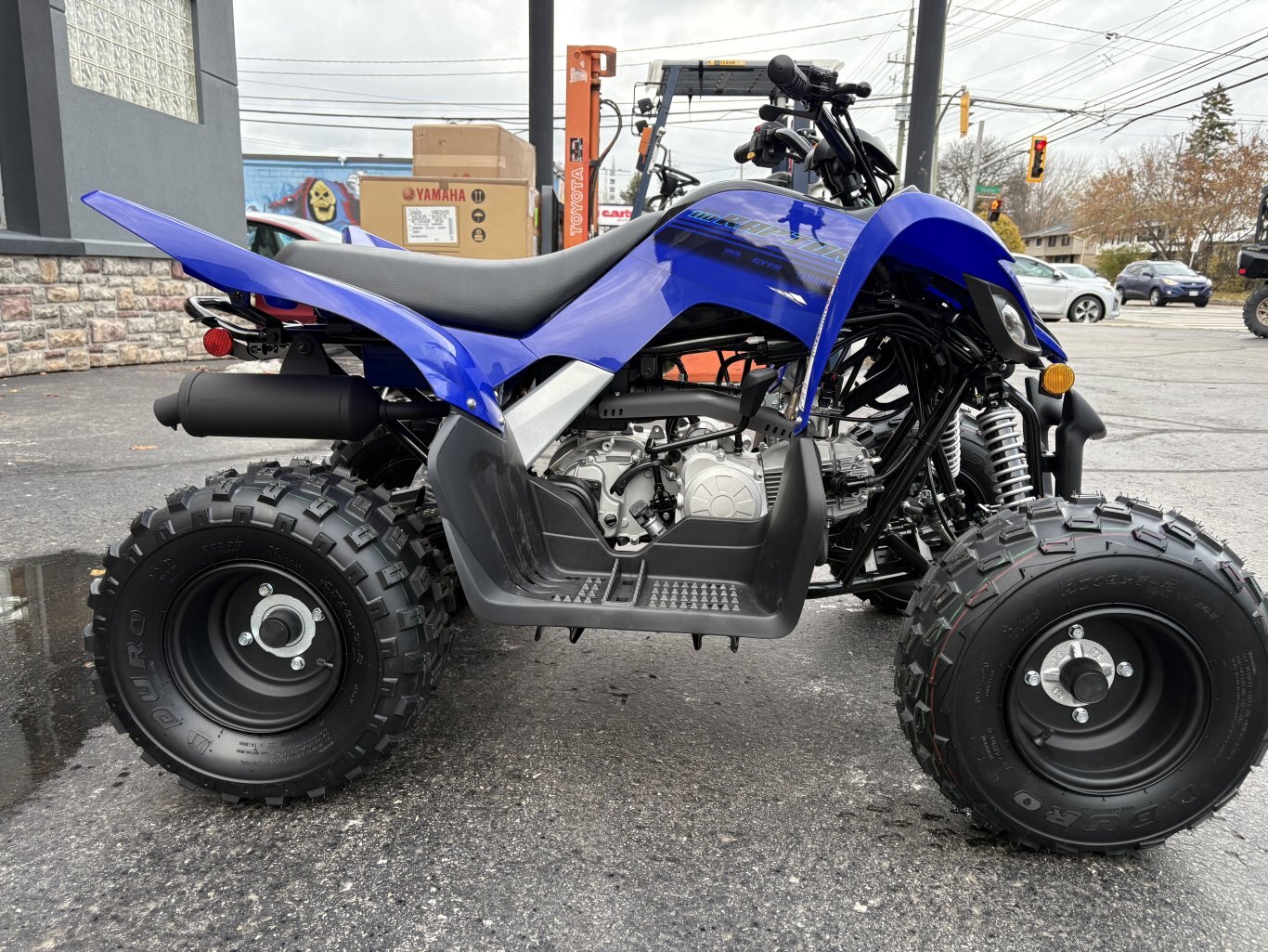 2025 Yamaha Raptor 110 Team Yamaha Blue