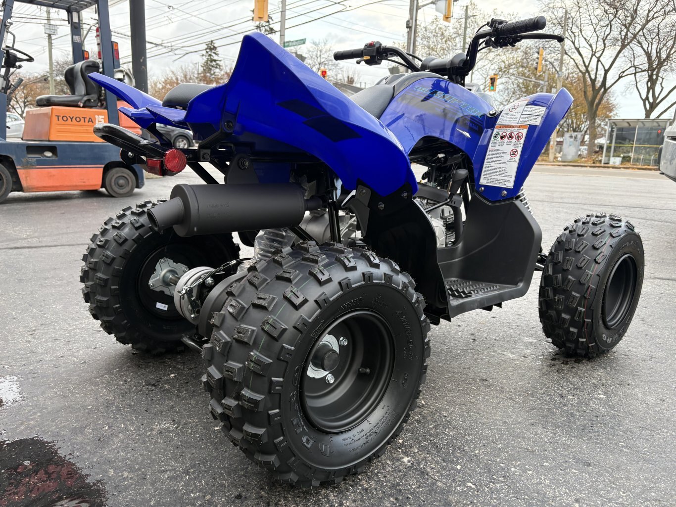 2025 Yamaha Raptor 110 Team Yamaha Blue