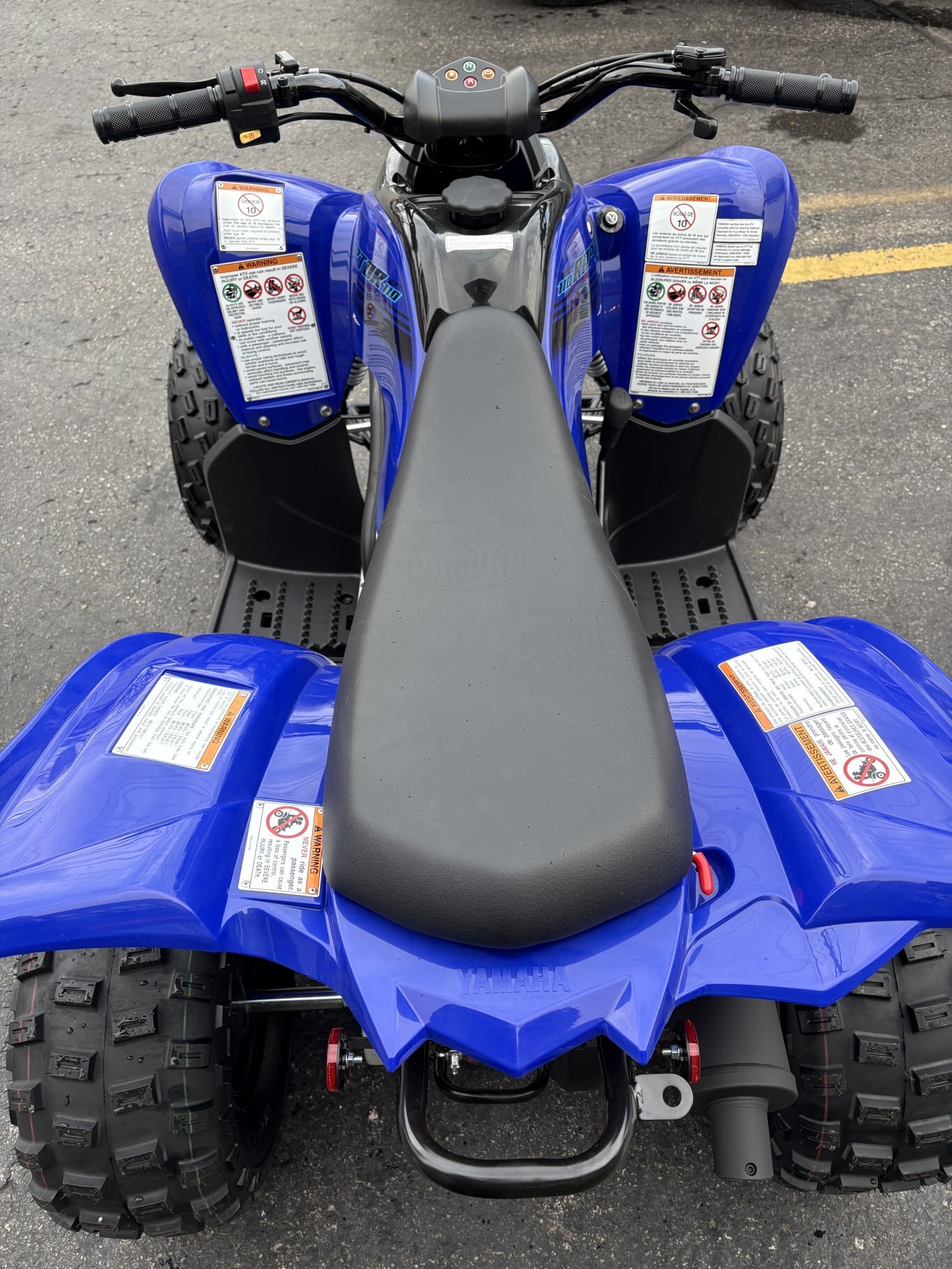 2025 Yamaha Raptor 110 Team Yamaha Blue