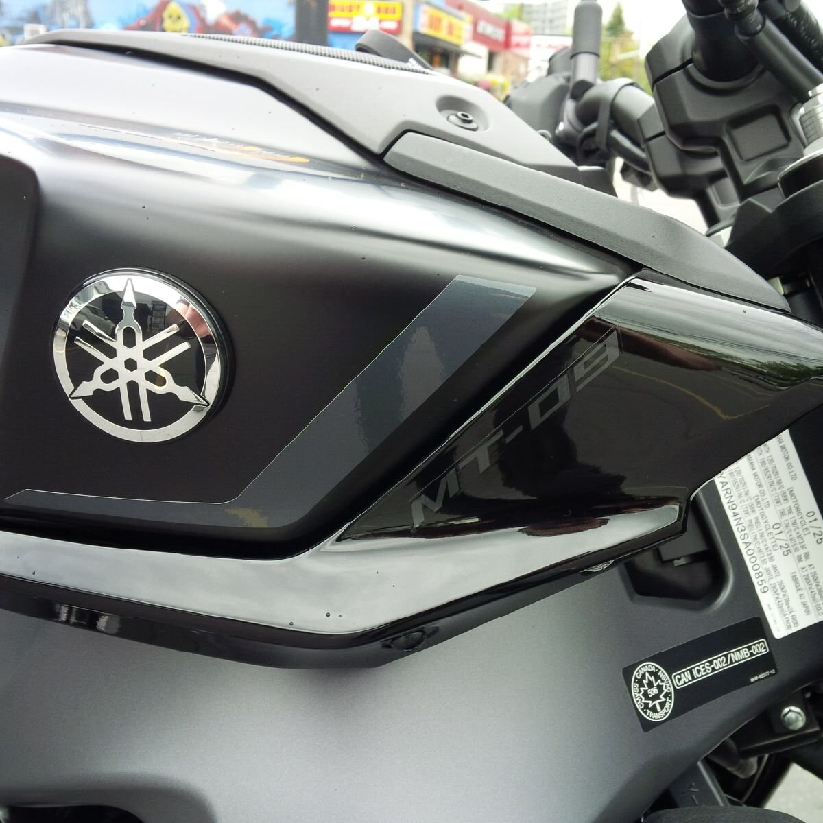 2025 Yamaha MT 09 Matte Raven Black