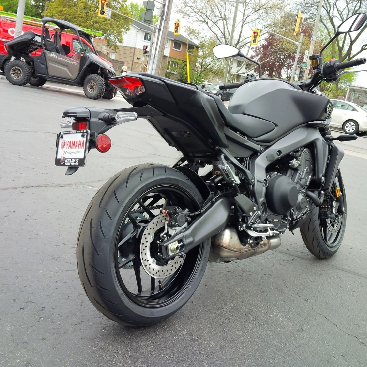 2025 Yamaha MT 09 Matte Raven Black