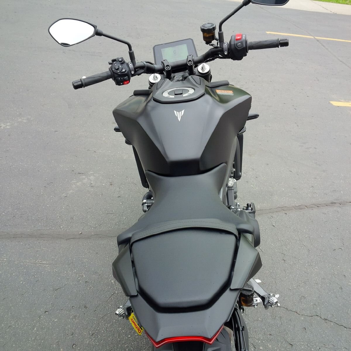 2025 Yamaha MT 09 Matte Raven Black