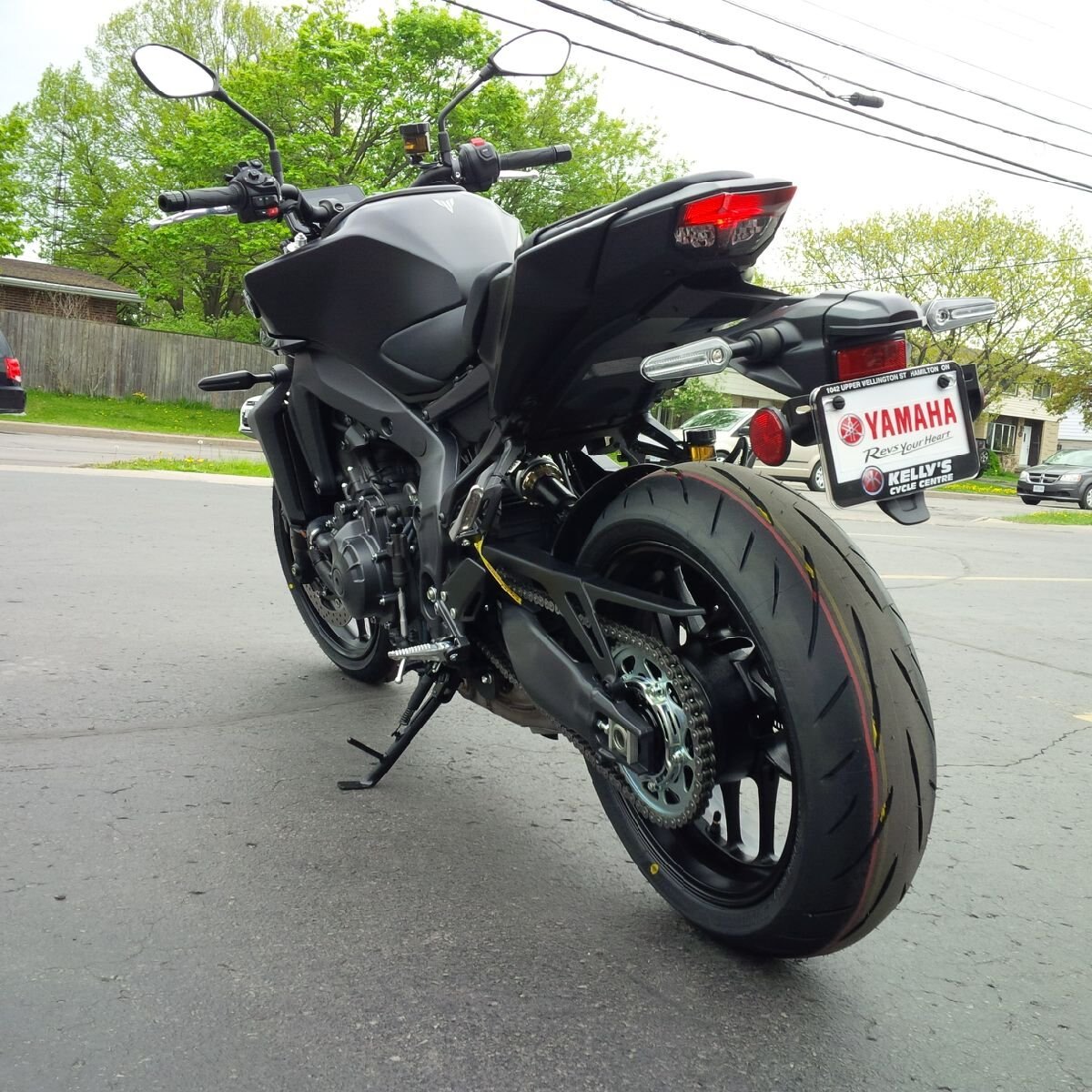 2025 Yamaha MT 09 Matte Raven Black
