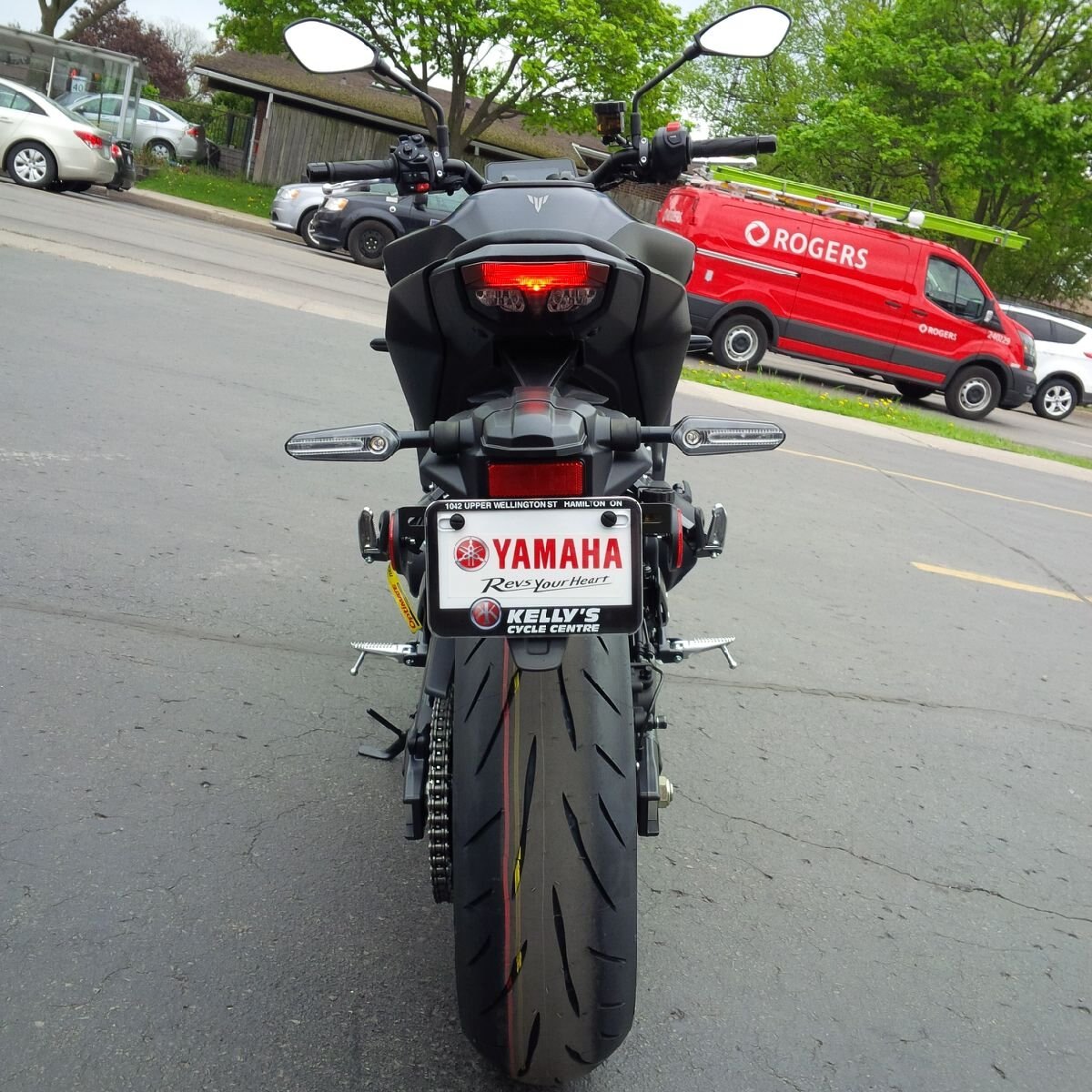 2025 Yamaha MT 09 Matte Raven Black