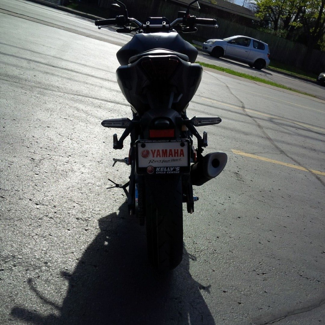 2025 Yamaha MT 03 Matte Raven Black