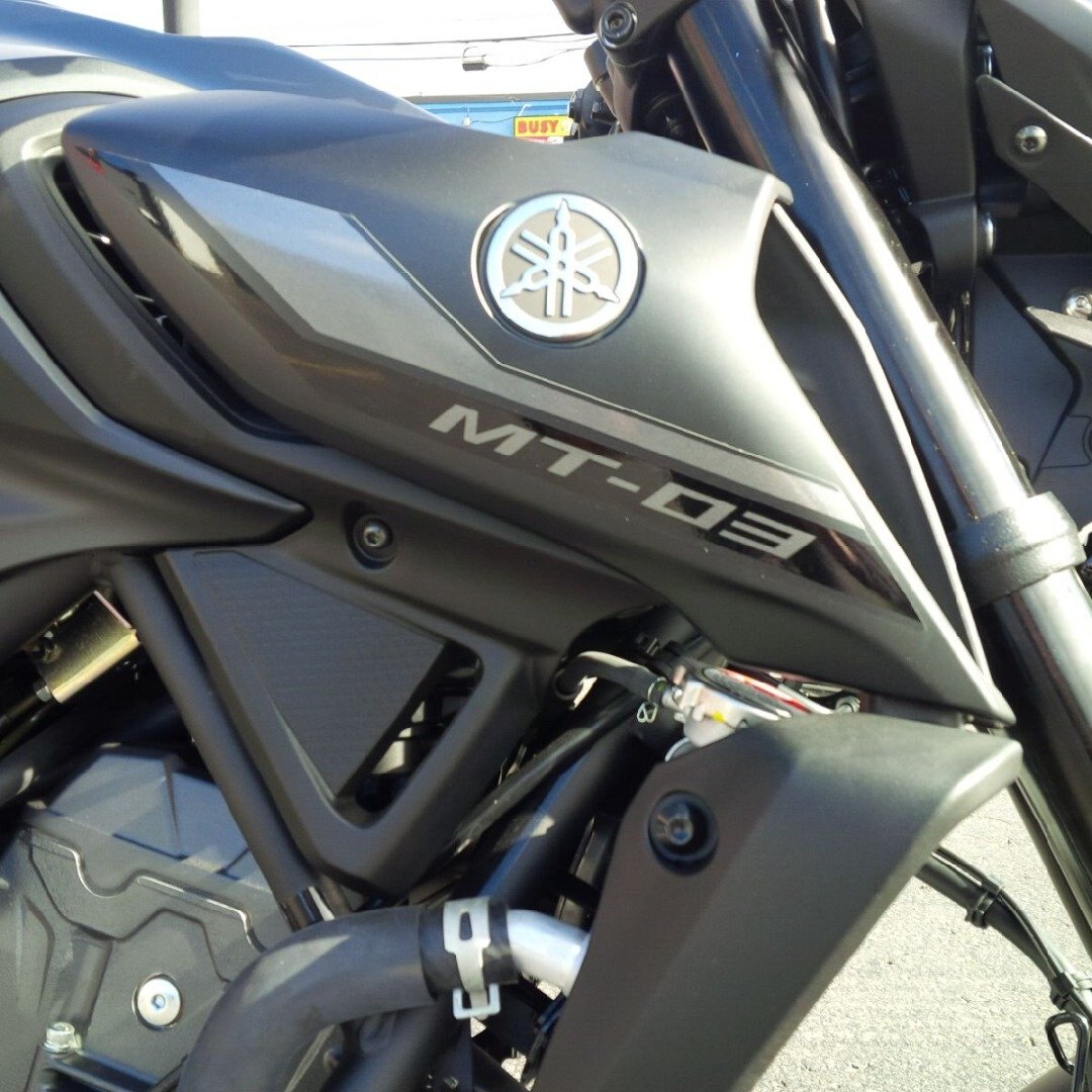 2025 Yamaha MT 03 Matte Raven Black