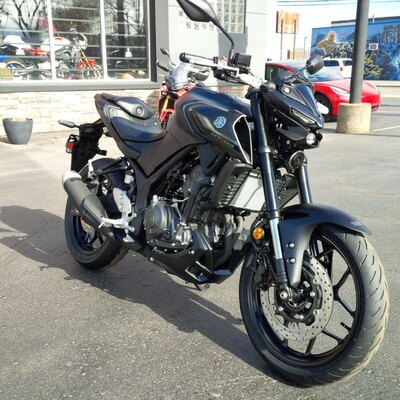 2025 Yamaha MT-03 Matte Raven Black