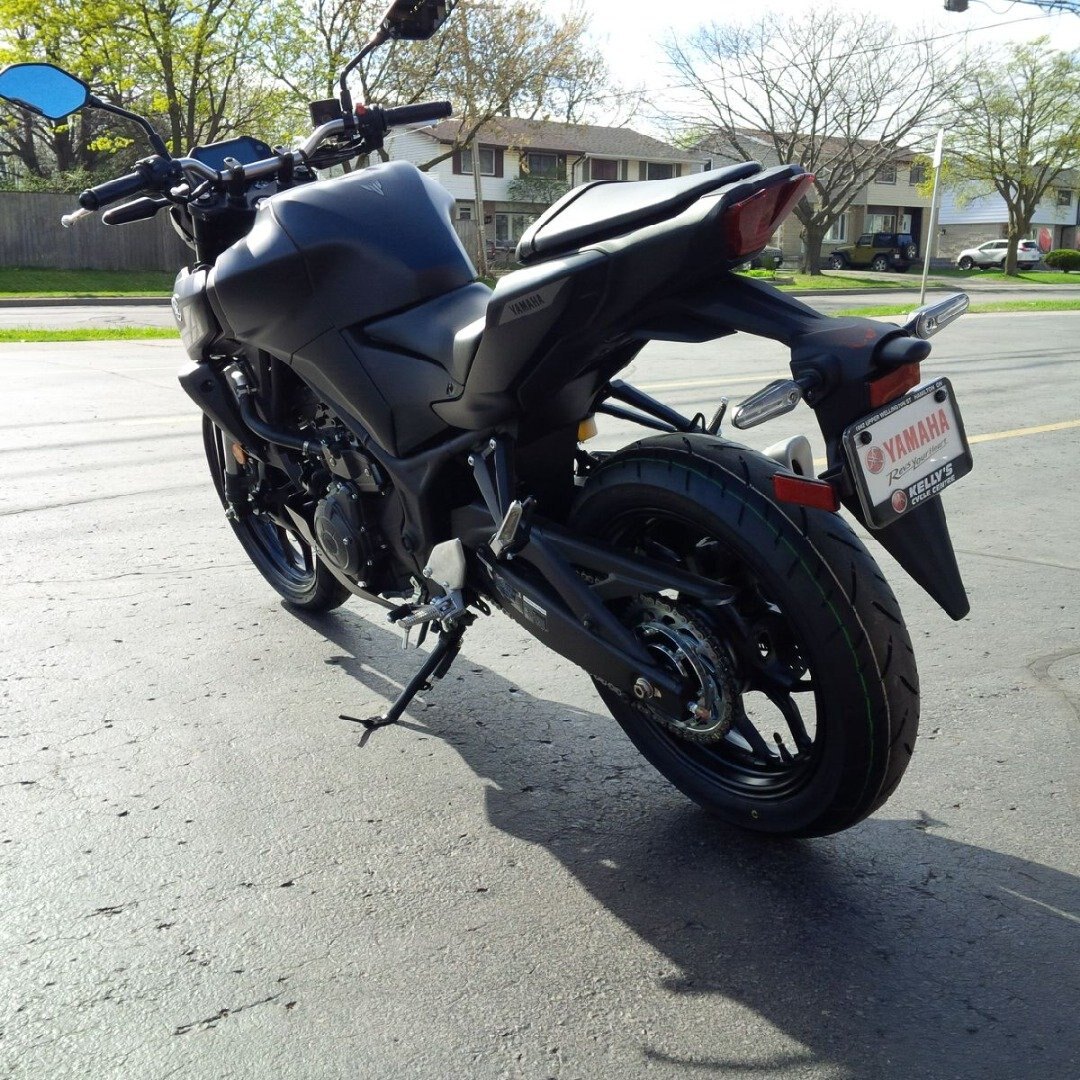 2025 Yamaha MT 03 Matte Raven Black