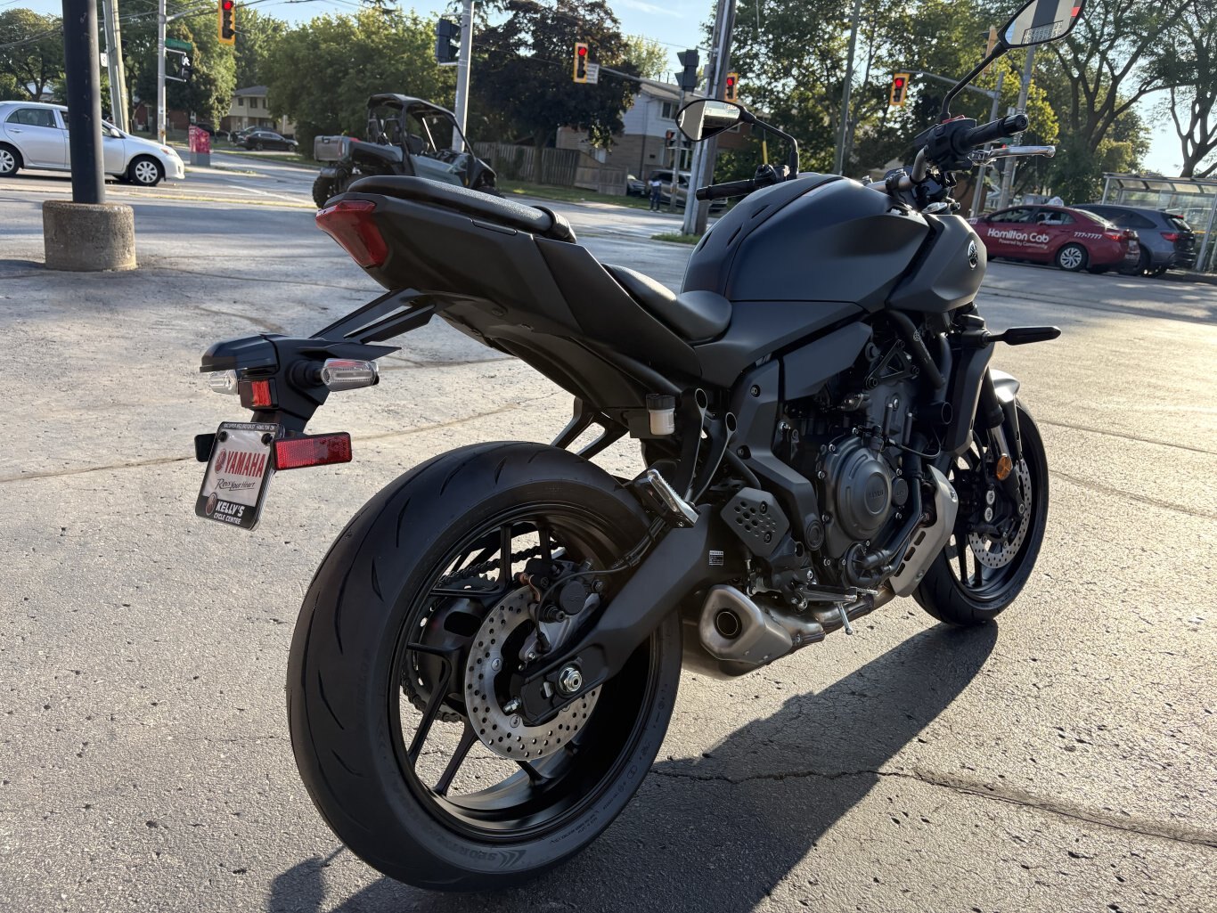 2026 Yamaha MT 07 Matte Raven Black