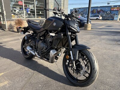 2026 Yamaha MT-07 Matte Raven Black