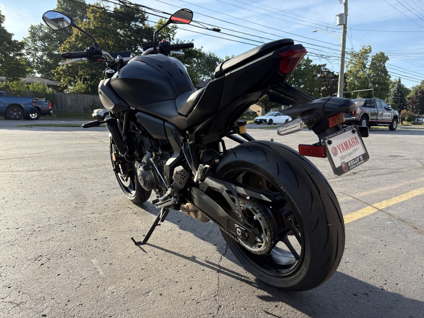 2026 Yamaha MT 07 Matte Raven Black