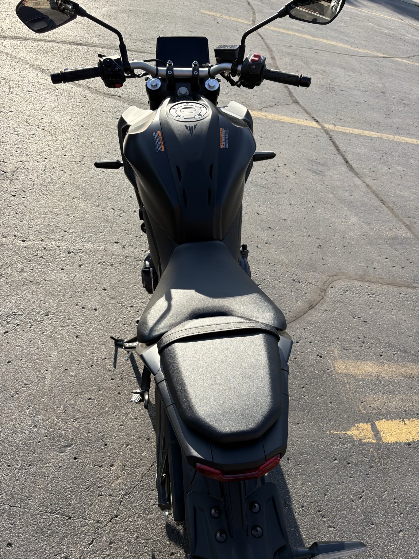 2026 Yamaha MT 07 Matte Raven Black