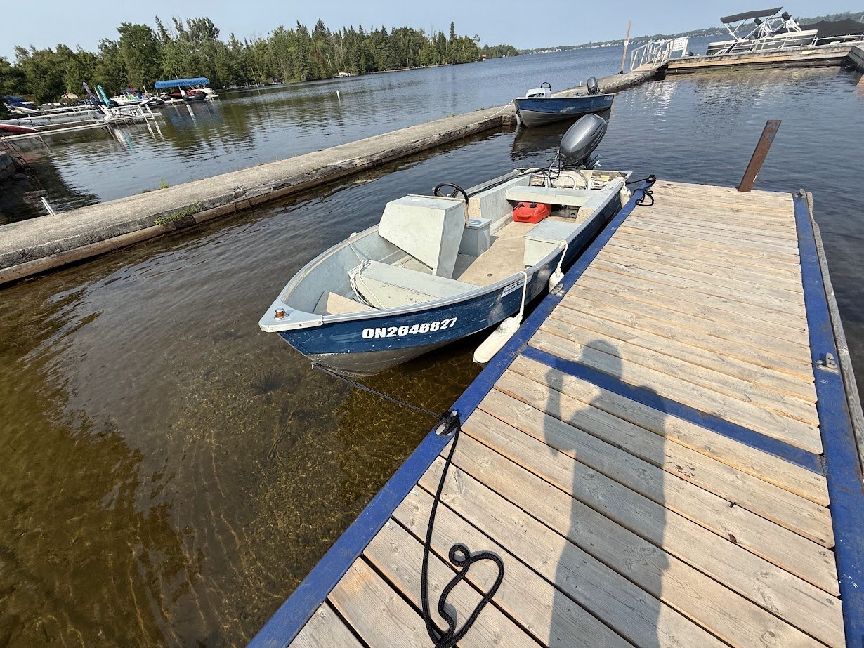 14 ft Aluminum Fishing Boat | Steering Wheel | 20 hp Yamaha