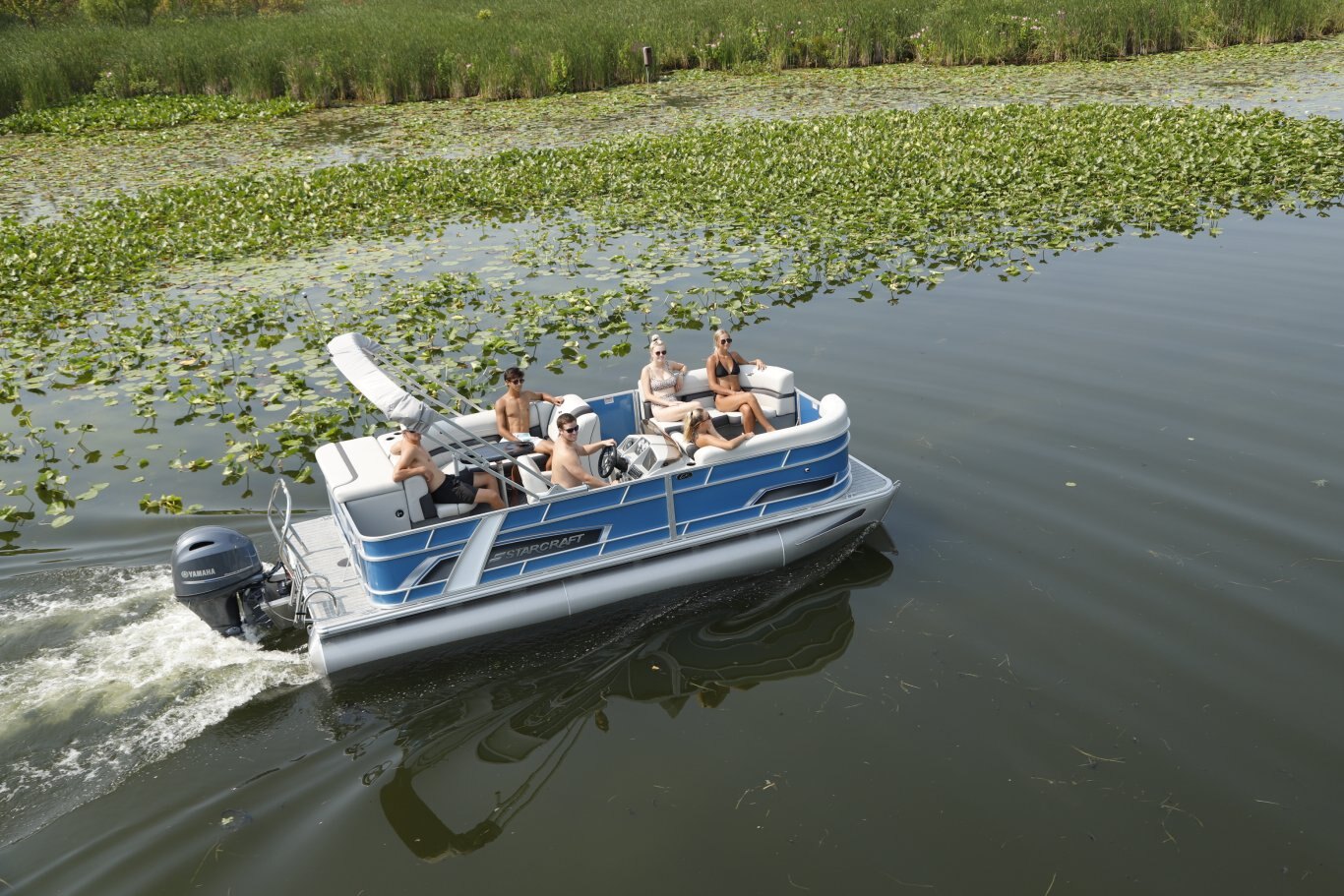 20' Pontoon Boat | Yamaha 60 hp