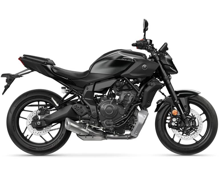 2025 Yamaha MT-07 Matte Raven Black