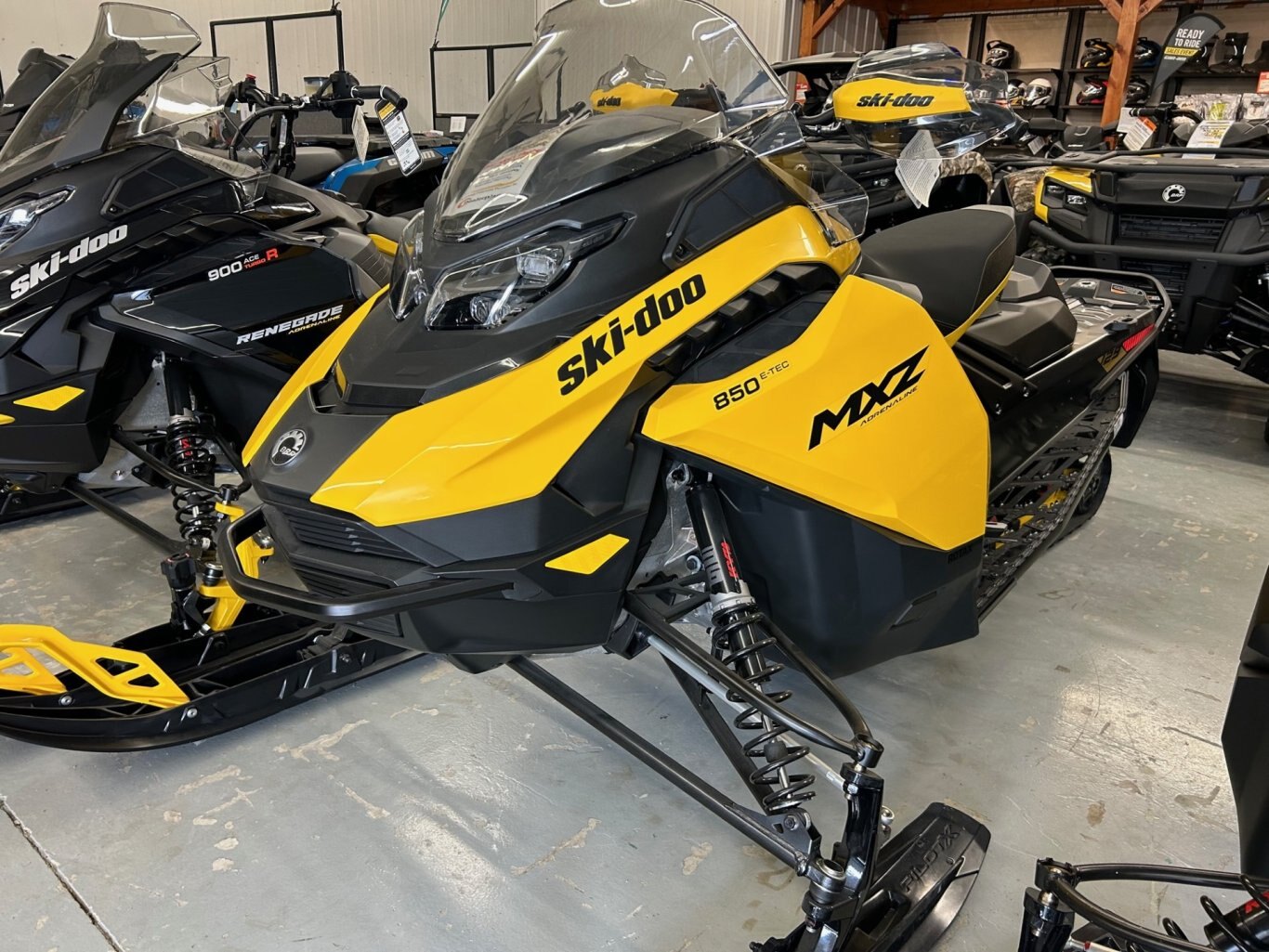 2024 Ski-Doo MXZ Adrenaline 850 E-TEC Neo Yellow