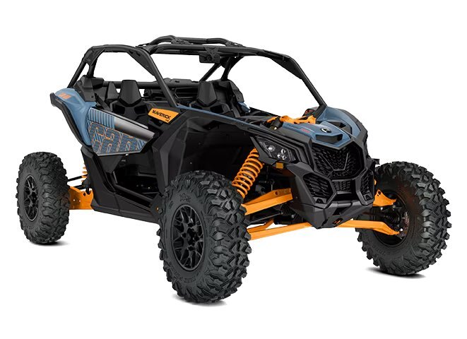 2025 Can-Am Maverick X3 RS Turbo RR Scandi Blue & Orange Crush