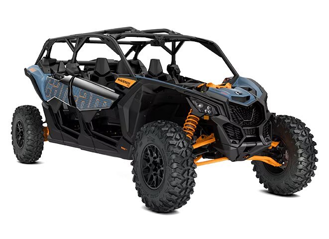 2025 Can-Am Maverick X3 MAX DS TURBO RR Scandi Blue & Orange Crush