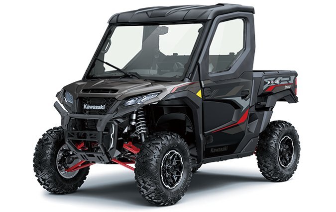 2025 Kawasaki RIDGE XR DELUXE HVAC Metallic Graystone