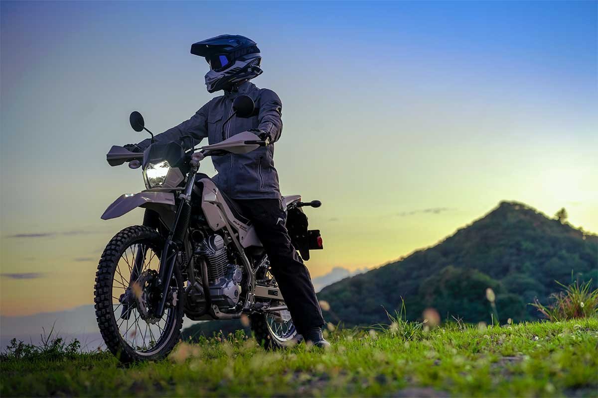 2026 Kawasaki KLX230 SHERPA S Whitish Beige