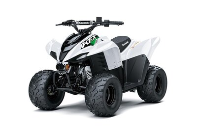 2027 Kawasaki KFX50 Bright White