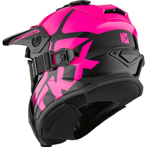 CKX Titan Original Backcountry Helmet, Winter Polar Included 210Â° Goggles S Pink