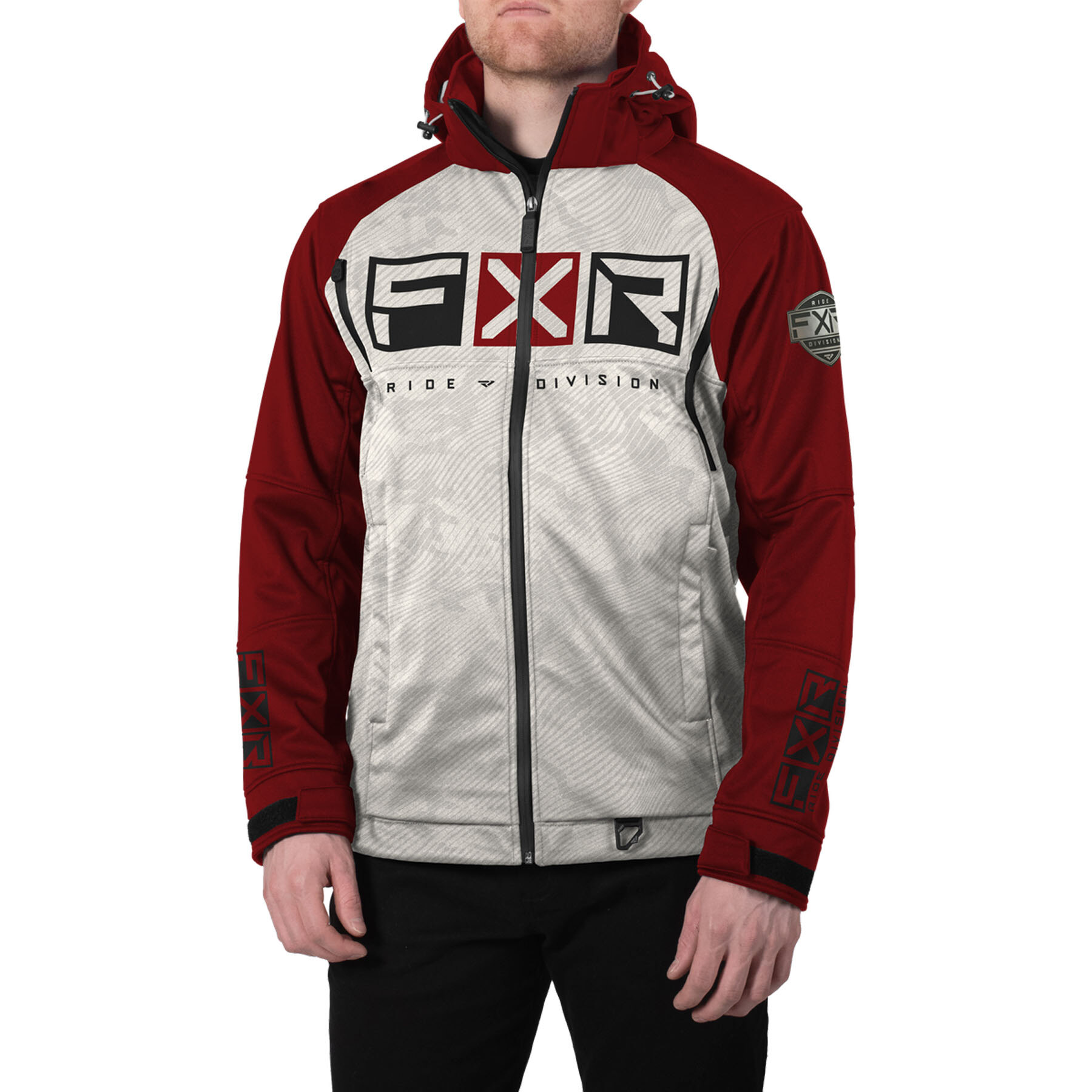 FXR® Helium Ride Softshell Jacket Medium white/rust