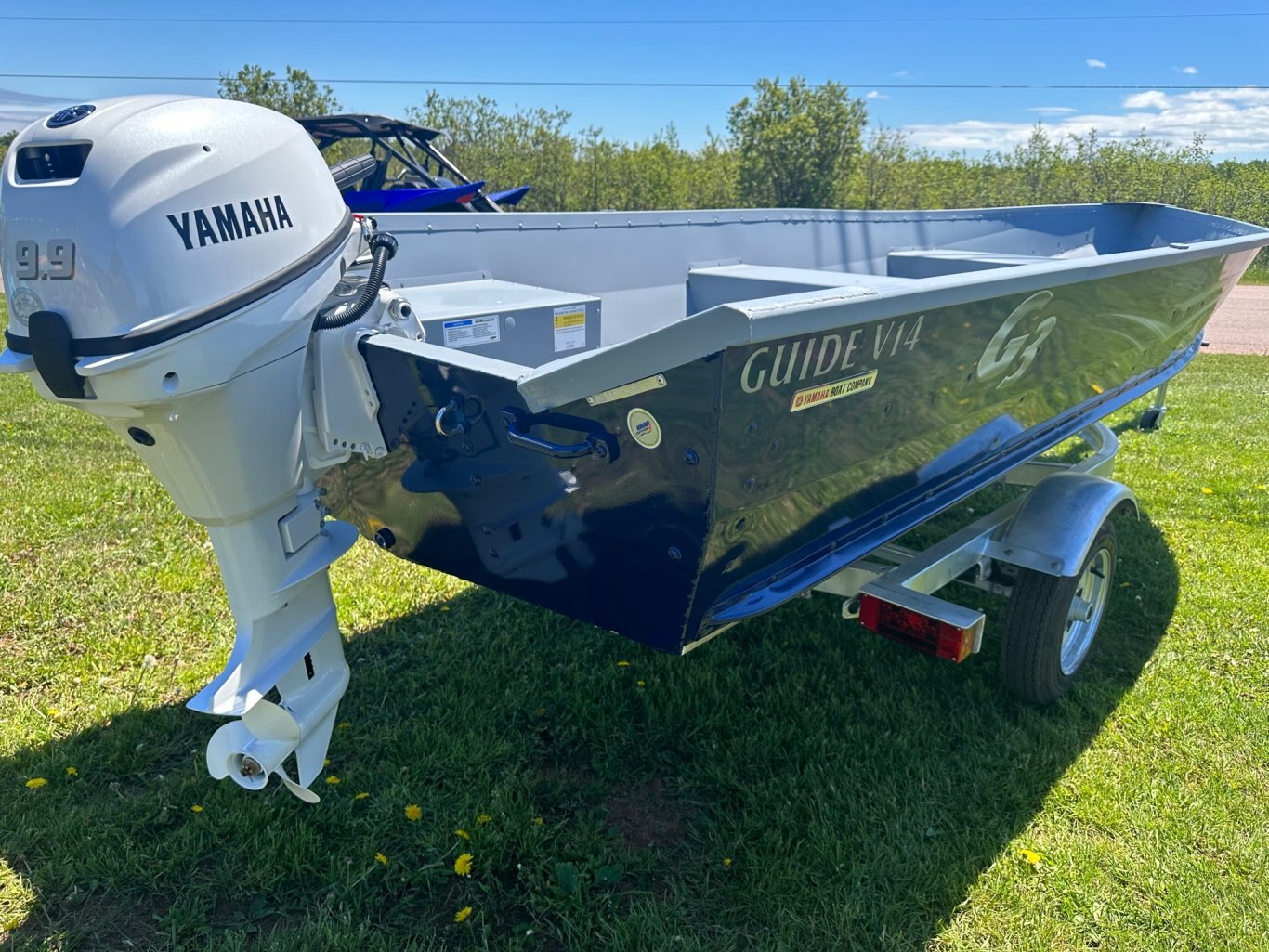 2024 G3 Guide Boat V14 with Floor Insert, Trailer, Priced with a Yamaha 9.9HP White Motor