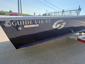2024 G3 Guide Boat V16 XT with Foor Insert Trailer & Yamaha Outboards Sold Separately