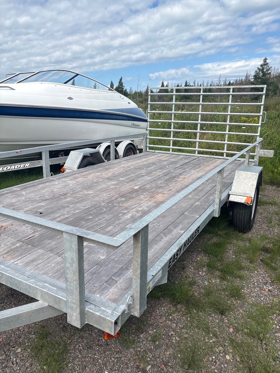 2024 Easy Hauler 45 UTWR82168G Galvanized Utility Trailer GVWR 1699kg