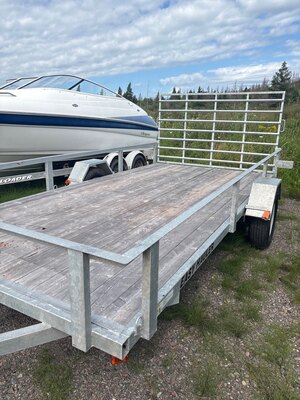 2024 Easy Hauler 45 UTWR82168G Galvanized Utility Trailer GVWR 1699kg