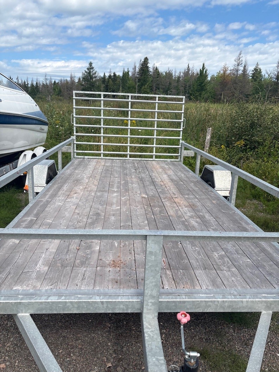2024 Easy Hauler 45 UTWR82168G Galvanized Utility Trailer GVWR 1699kg
