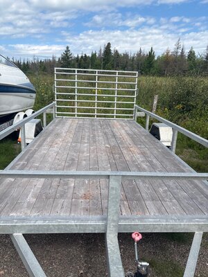 2024 Easy Hauler 45 UTWR82168G Galvanized Utility Trailer GVWR 1699kg