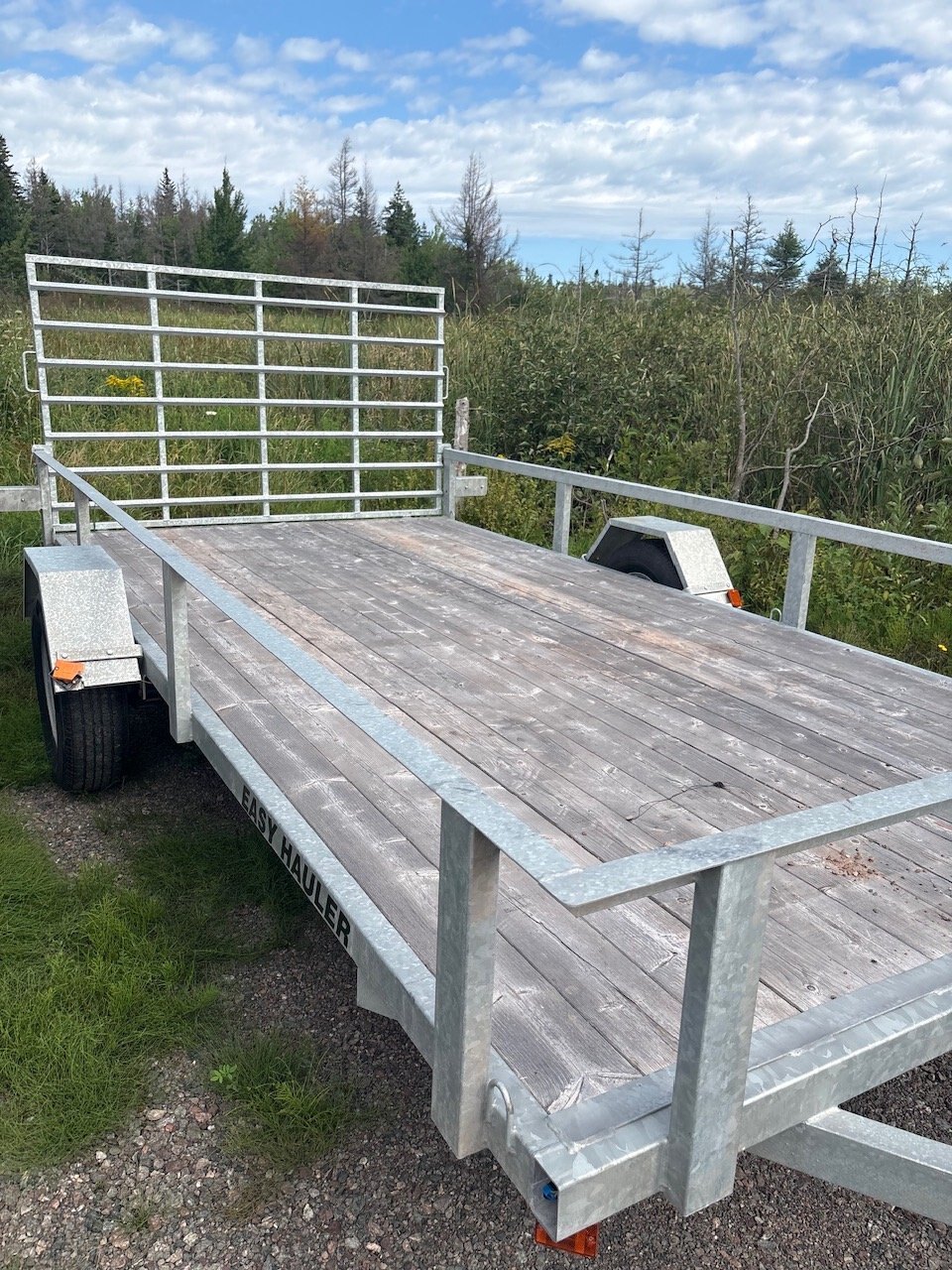 2024 Easy Hauler 45 UTWR82168G Galvanized Utility Trailer GVWR 1699kg