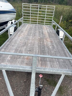 2024 Easy Hauler 45 UTWR82168G Galvanized Utility Trailer GVWR 1699kg