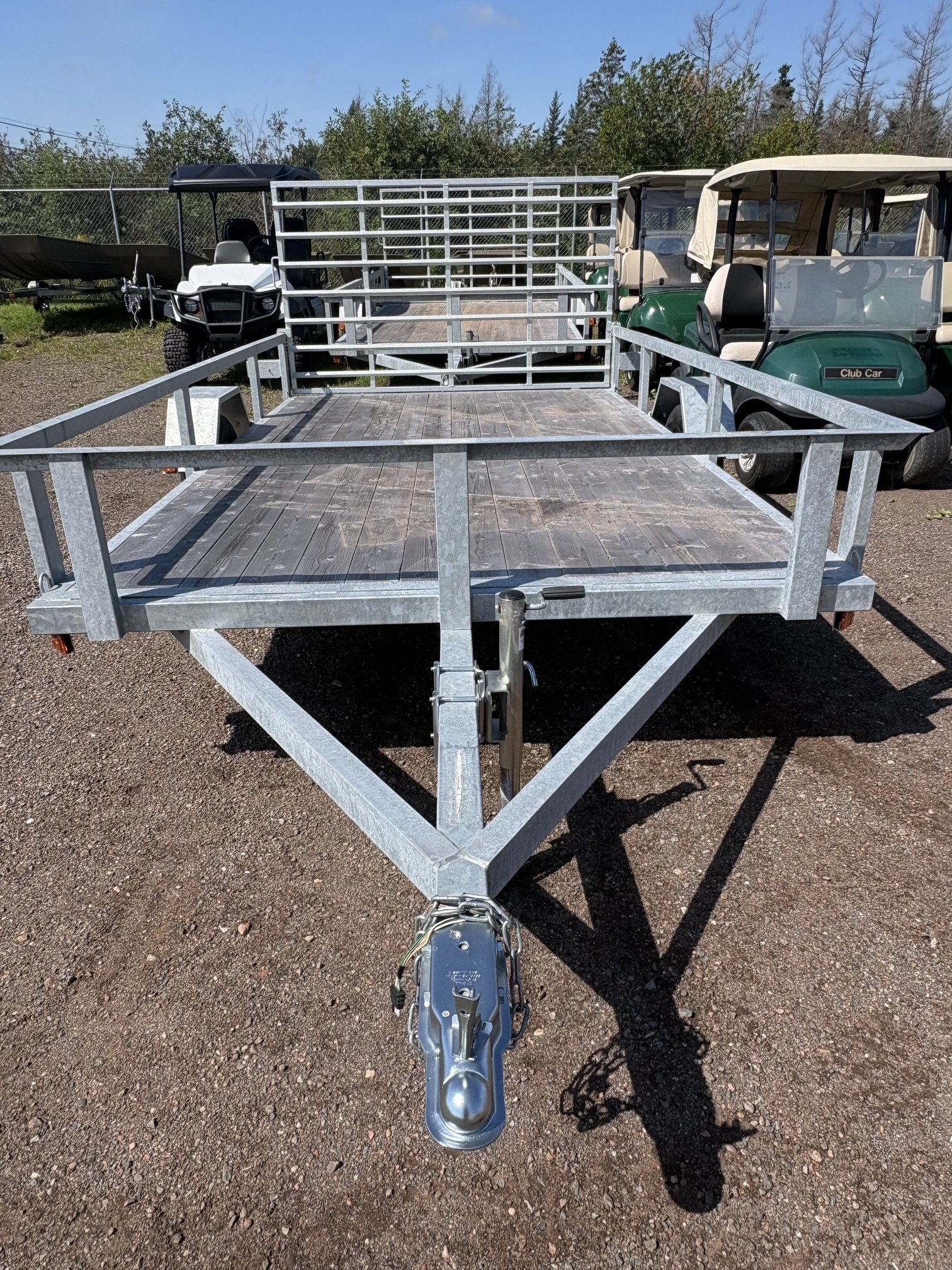 2024 Easy Hauler UTWR82144 Galvanized Utility Trailer