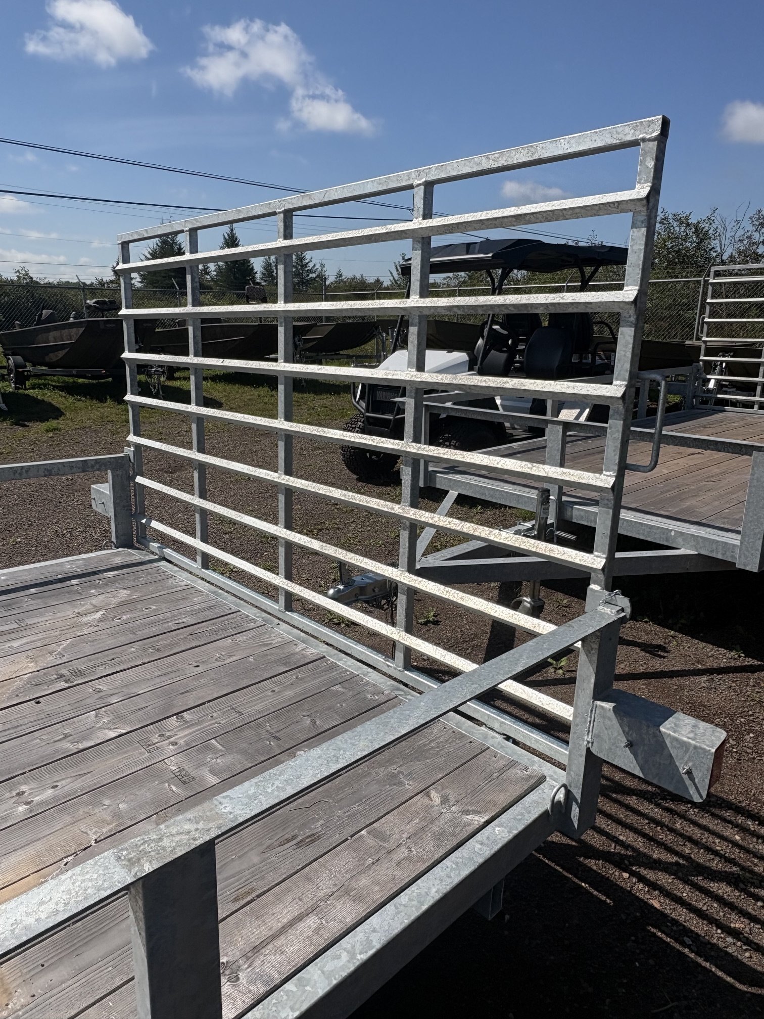 2024 Easy Hauler UTWR82144 Galvanized Utility Trailer
