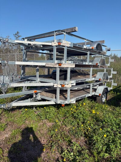 2024 Easy Hauler 45-UTWR82144 Galvanized Utility Trailer - GVWR 1729kg