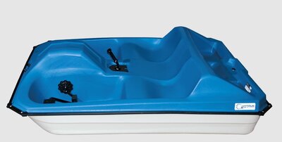 Contour Cadet 3 Seater Paddle Boat - Yellow or Blue Top with Beige Bottom