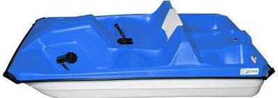 Contour Captain 3 Seater Paddle Boat - Blue Top with Beige Bottom