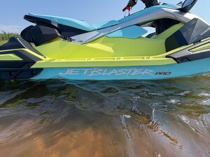 DEMO 16 Hours 2025 Yamaha JetBlaster PRO 3 Up With Footwell Audio, Stern Storage & Storage Cover