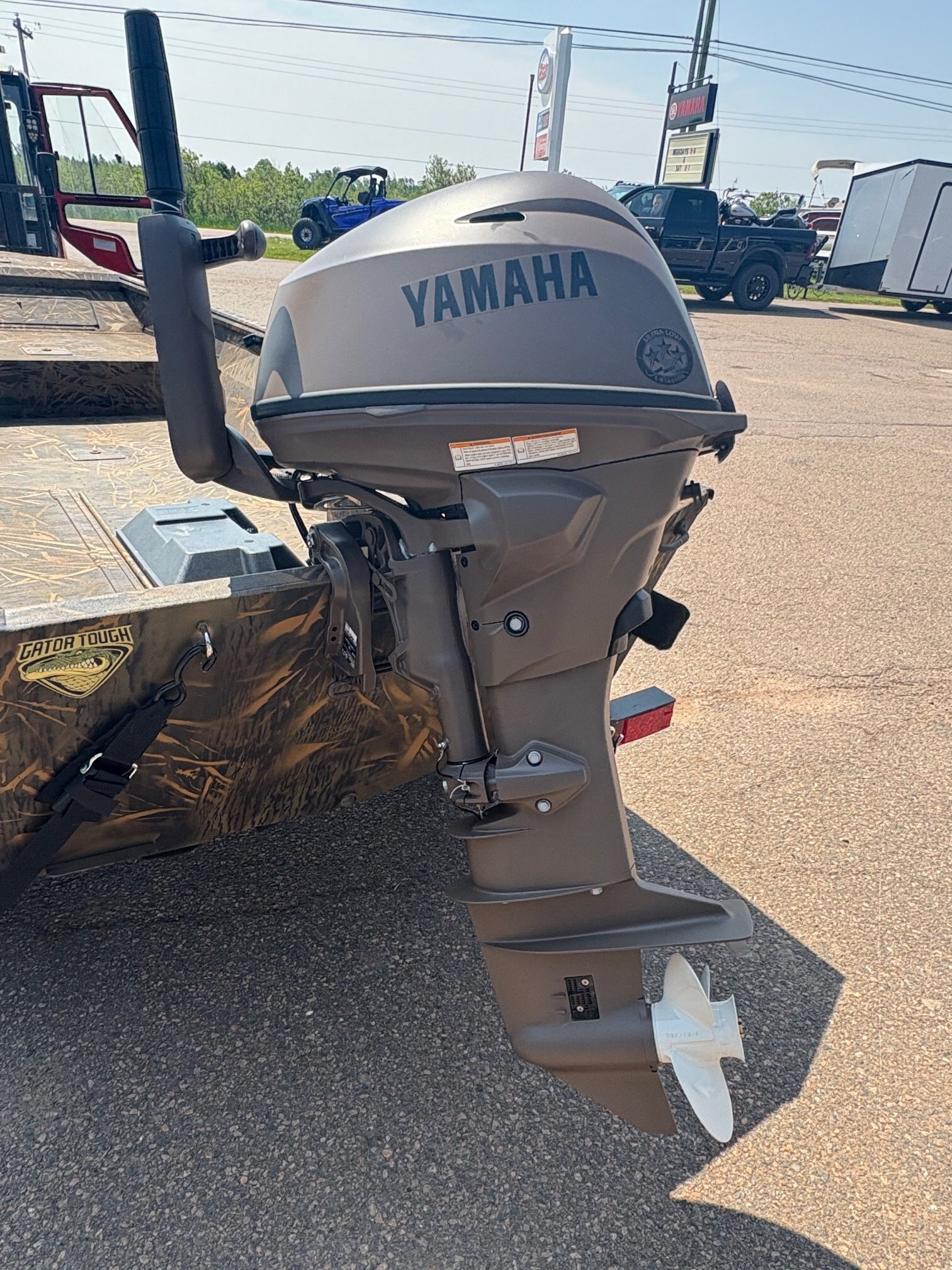 2025 G3 Boat 15 DK Boat with Trailer & Yamaha F25hp Brown Outboard