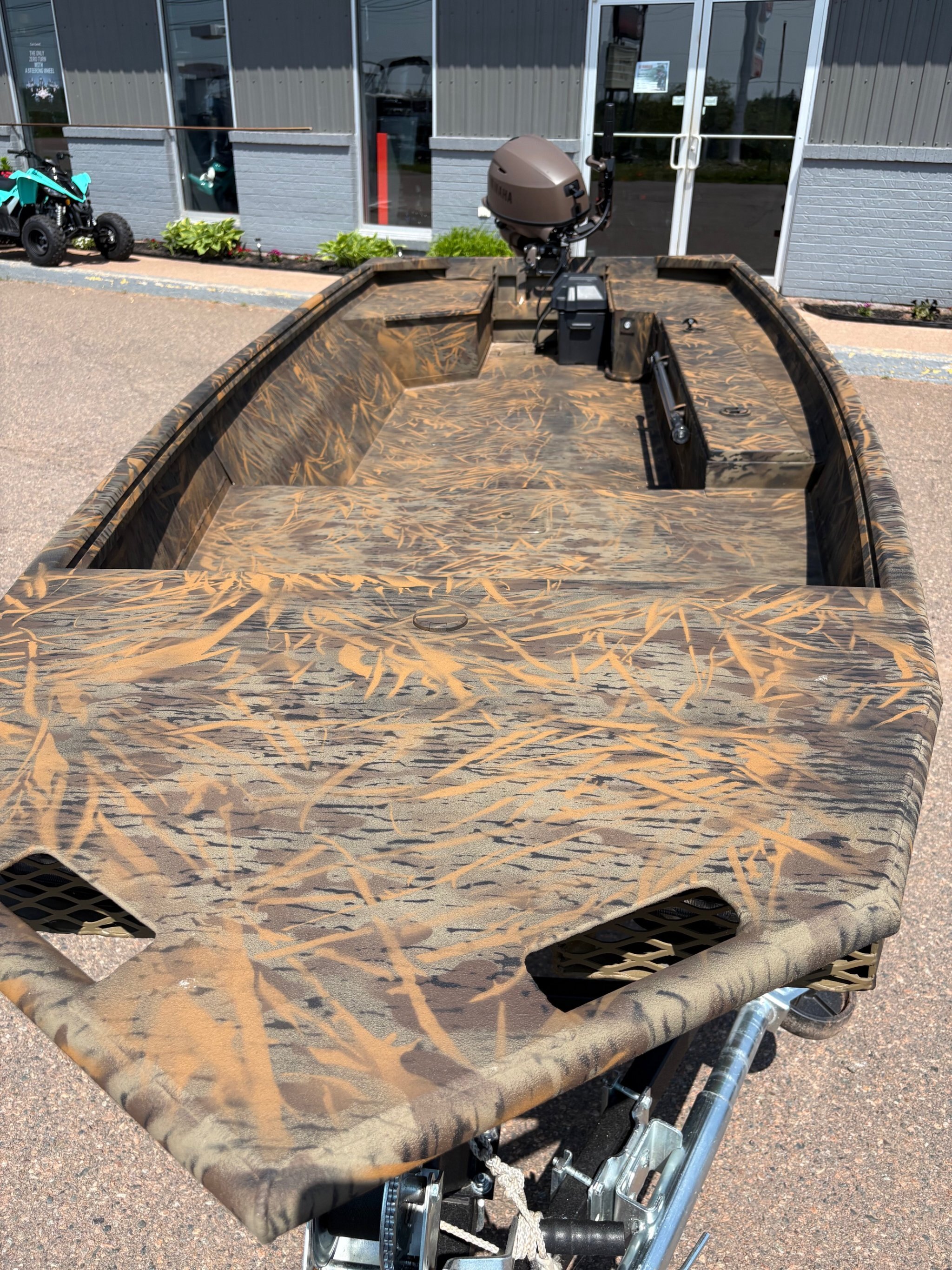 2025 G3 Boat 15 DK Boat with Trailer & Yamaha F25hp Brown Outboard