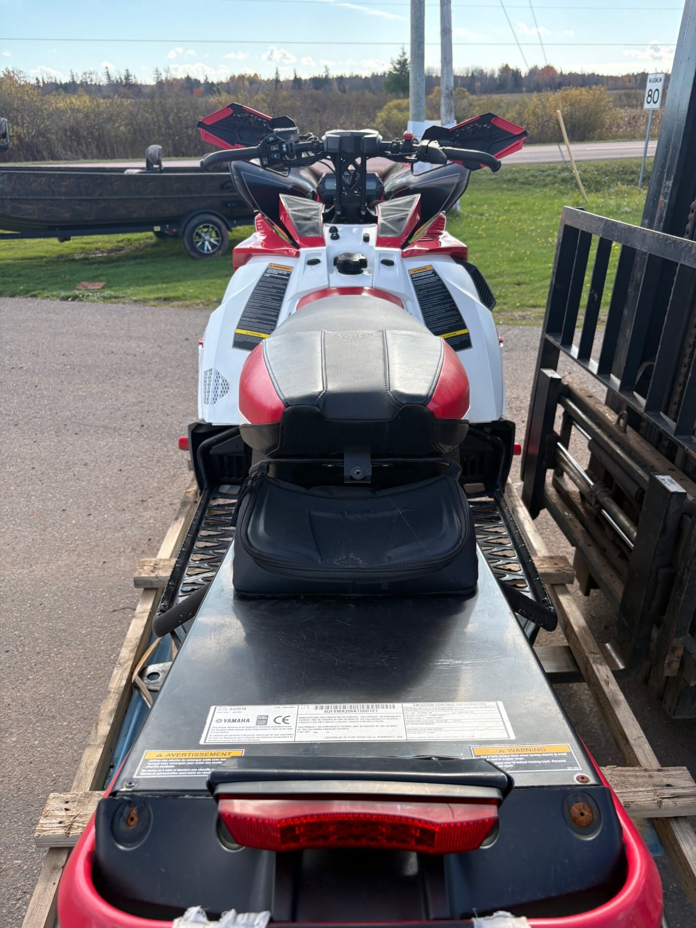 2019 Yamaha Sidewinder L TX SE Broken front Plastic